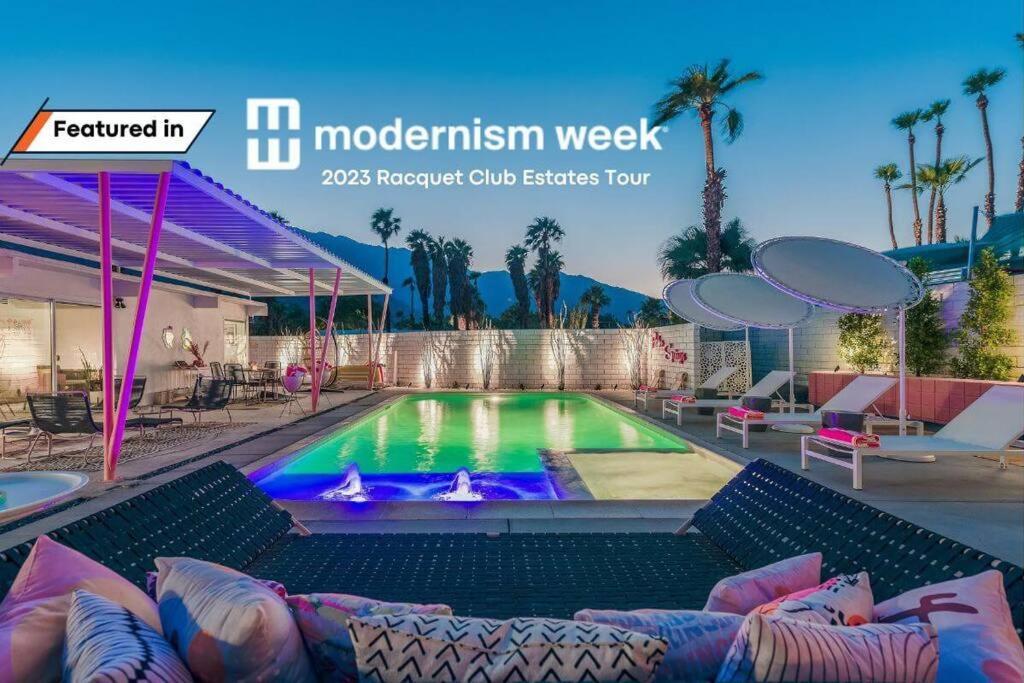 Alexander: Retro Chic Oasis 2023 Modernism Showcase House Palm Springs Buitenkant foto